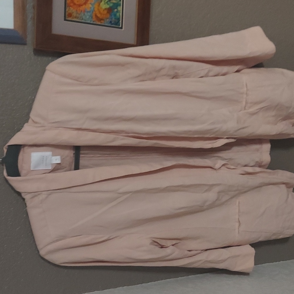 Lauren Conrad Oversized Pink Blazer Jacket - Women's Size 16, Cropped Sleeves - Picture 4 of 4